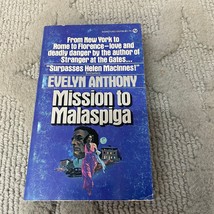 Mission To Malaspiga Gothic Thriller Paperback Book by Evelyn Anthony 1975 - £9.77 GBP