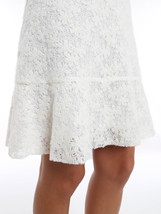 NWT SEE by CHLOE trapeze skirt lace 40 4 off-white lined mini felted $359 soft - £131.80 GBP