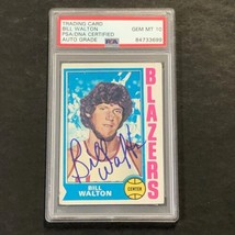 1974-75 NBA Basketball #39 Bill Walton Signed Card AUTO PSA Slabbed Blazers - £235.36 GBP