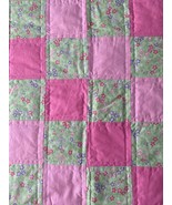 Handmade by PZQUILTS  Baby Girl Flowers Quilt - €33,82 EUR