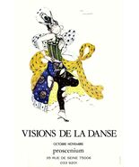 1970&#39;s(?) LEON BAKST &quot;Visions de la Danse&quot; French Poster &#39;The Peri from ... - $161.51