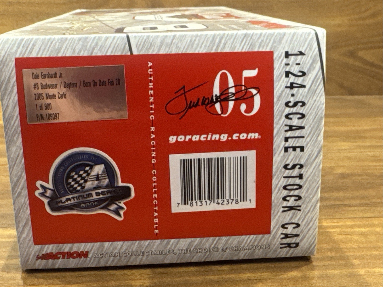 DALE EARNHARDT JR #8 BORN ON DATE FEB 17 2005 BANK AT DATONA # 109097 1 OF 900 Item image 12