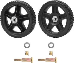 2Pack Lawn Mower Wheels fits for Garden Carts Pressure Washers Hand Trucks - £34.97 GBP