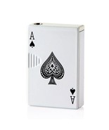 Windproof Metal Lighter Jet Torch Cigar Poker Butane Cigarette Cards Toy... - £9.42 GBP