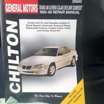 Chilton General Motors Repair Manual 28660 Pontiac Grand Am Buick GM 198... - $25.47