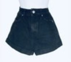 Wild Fable Highest Rise Mom Shorts Size 0/25. 33105126 BlackGMY8R 331051... - $35.52