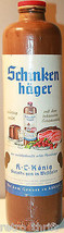 Schinken Hager Empty Ceramic 11&quot; Bottle HC Konig Steinhogen Crock Weltfalen - £29.83 GBP