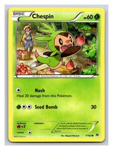 Chespin 7/162 Common - Pokemon XY Break Through Card PP8 - $1.93