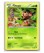 Chespin 7/162 Common - Pokemon XY Break Through Card PP8 - $35.97 MXN