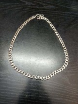 Silver Cuban Link Chain Cuban Link Necklace Miami Heavy Chain - £190.34 GBP+