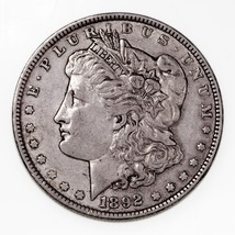 1892 Argento Morgan Dollaro IN XF Condizioni, Luce Grigio Colore, Alcuni Luster - £94.28 GBP