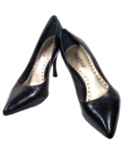 Women High Heel Black Pump Size 8 BCBG GIRLS Stiletto Vintage Inspired &#39;60s - $37.99