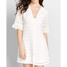 ModCloth Daytime Darling White V-neck Mini Dress Size 8 NWT - £30.79 GBP