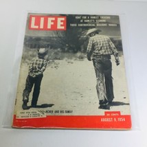 VTG Life Magazine: Aug 9 1954 - A Boy and his Cowpuncher Family/Hamlet Treasure - £10.43 GBP