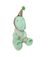 FAO Schwarz Macy&#39;s Green T-Rex Plush Sparkly Party Hat 16.5&quot; - €17,78 EUR