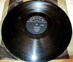 Bill Hayley Decca Happy Baby 1954 78rpm 10&quot; Shellac VG/VG - £22.78 GBP