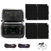 Lion Energy Safari ME + 100W Solar Panel Suitc 4 Panels 2970Wh (1 Extra Battery) - £2,719.02 GBP