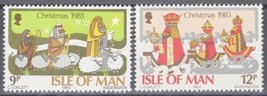 Isle of Man 252-253 MNH Christmas Shepherds &amp; Three Kings ZAYIX 041322SM53M - £1.19 GBP