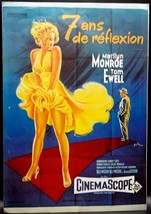 MARILYN MONROE TOM EWELL 7 ANS DE ReFLEXION French 7 YEAR ITCH Small Rep... - £20.72 GBP
