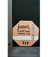 JANET JACKSON - ORIGINAL 1993-94 ST. LOUIS CONCERT TOUR LAMINATE BACKSTA... - $20.00