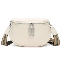 High Quality Genuine Leather Waist Bags For Women Designer Casual Shoulder Bag M - £36.85 GBP