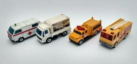 Die-cast Hard Plastic Vehicles Emergency Rescue Ambulance Fire  Matchbox Lot image 9