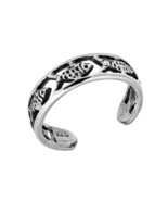 Fish Harmony Band Sterling Silver Toe or Pinky Ring - £11.66 GBP