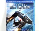 Star Trek Into Darkness (3D &amp; 2D Blu-ray/DVD, 2013, Inc. Digital Copy Li... - $9.48