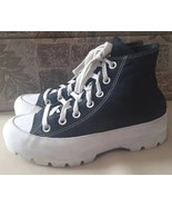 Converse Chuck Taylor Womens Size 7 Black Lugged Platform High Top Sneak... - $657.35 MXN
