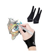 Pr-01 Two-Finger Glove X 2 For Graphics Drawing Tablet Light Box Tracing... - £15.79 GBP