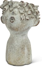 27-Baci-188-Sm Sm Kissing Face Planter-7.5&quot; H, Grey, From The Abbott Col... - £31.95 GBP