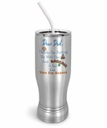 PixiDoodle Father&#39;s Day Dog Dad Insulated Coffee Mug Tumbler with Spill-... - £27.53 GBP+