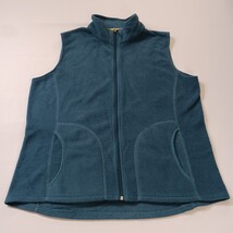Woolrich Women's Green Full Zip Sleeveless Fleece Vest Size Large image 12