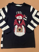 The Quaker Factory Women’s Christmas Blue Snowman Patriotic Flag Small T... - $23.76