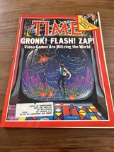 Vintage Time Magazine January 18, 1982 Gronk! Flash! Zip! Video Games Cover - £15.73 GBP