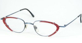 EYE-TEC Mod 31 COL.08 Red /BLUE Eyeglasses Glasses Frame 45-18-135mm Germany - £48.49 GBP