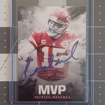 Patrick Mahomes 2018 MVP Card Autograph Facsimile Signed - £74.20 GBP