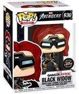 Funko Pop! Marvel GamerVerse - Black Widow #630 (2020) *Limited Glow Chase* - $266.51 MXN