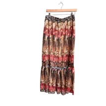 rue21 Juniors Size Medium Fall Autumn Maxi Skirt Elastic Waist - £9.72 GBP