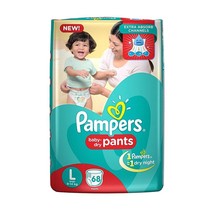 Pampers Large Size Diaper Pants (68 Count) - £25.77 GBP