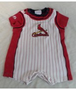 Vintage St Louis Cardinals 1pc Romper Infant Baby 24 Months Majestic Pin... - $20.56 CAD