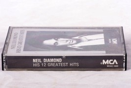 Neil Diamond His 12 Greatest Hits Cassette (12 songs, 1974) - £3.40 GBP