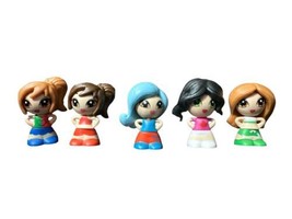 5 Jakks Pacific Gift Ems Dolls Figures Girl Toys Mixed Lot 1.5&quot; - $4.99