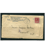 Canada 1925 Cover Otawa-Prescott Single Usage  3c - $4.95