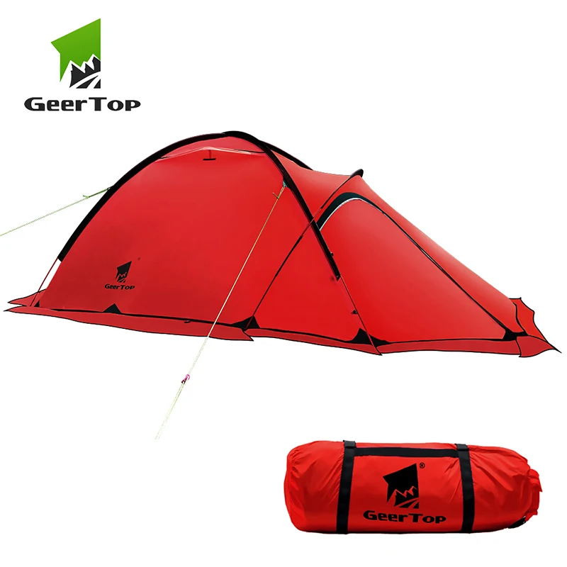 GeerTop Winter Alpine Tent Ultralight Waterproof 2 Person 4 Season Outdoor - £252.42 GBP