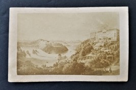 1860s Antique Hotel Schweizerhof Rhine Cdv Photograph Switzerland Wegenstein - £99.12 GBP