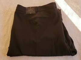NWT Worthington Woman Curvy Fit Stretch Black Flat Front Dress pants Size 28 - $29.69