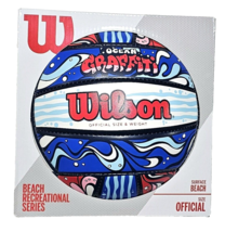 Wilson Ocean Graffiti Official Size Weight Beach Recreational Series Vol... - £23.76 GBP