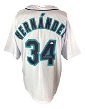Felix Hernandez Seattle Signé Blanc Baseball Jersey JSA - $184.29