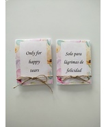 Happy tears tissues, happy tears for wedding. 50 units - $20.00